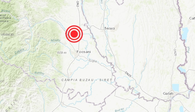 Cutremur, vineri seara, la 80 de kilometri de Galaţi
