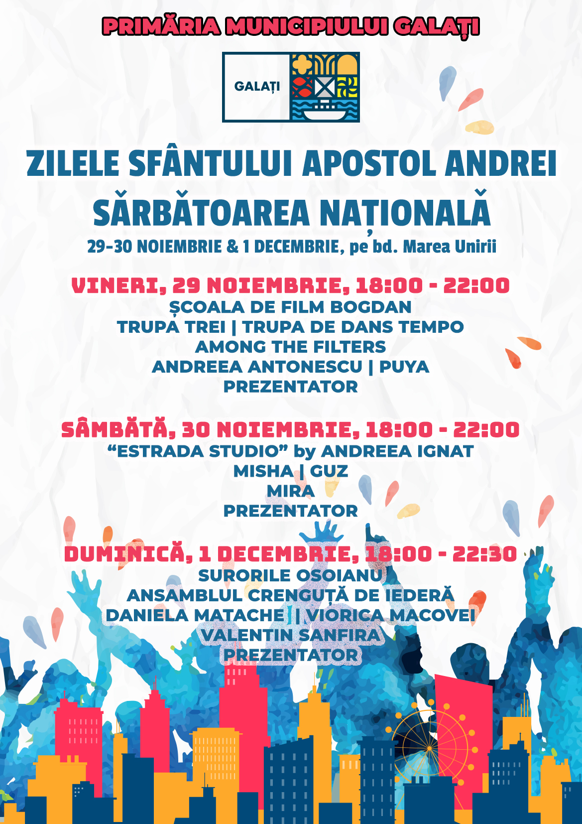 PROGRAM Zilele Sfântului Apostol Andrei