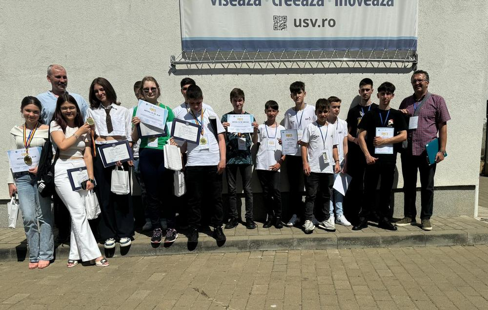 Rezultate excepţionale pentru elevii gălăţeni la Olimpiada Naţională de Creativitate Ştiinţifică (FOTO)