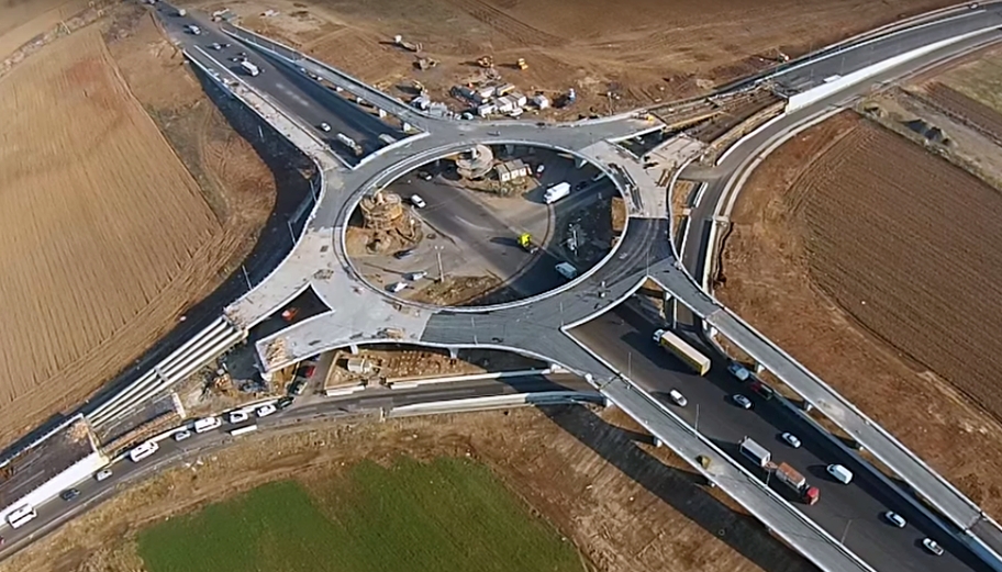 A fost inaugurat primul SENS GIRATORIU SUSPENDAT din România