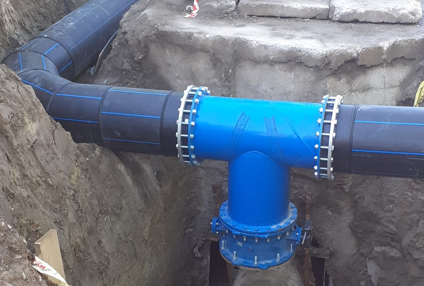 Extindere a rețelei de apă potabilă și canalizare din municipiul Galați