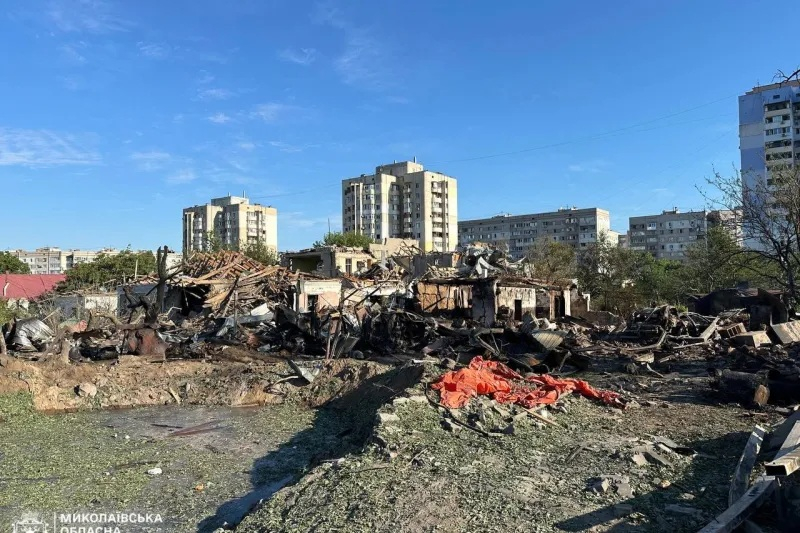 Zeci de clădiri distruse la Mikolaiv, după un nou atac rusesc