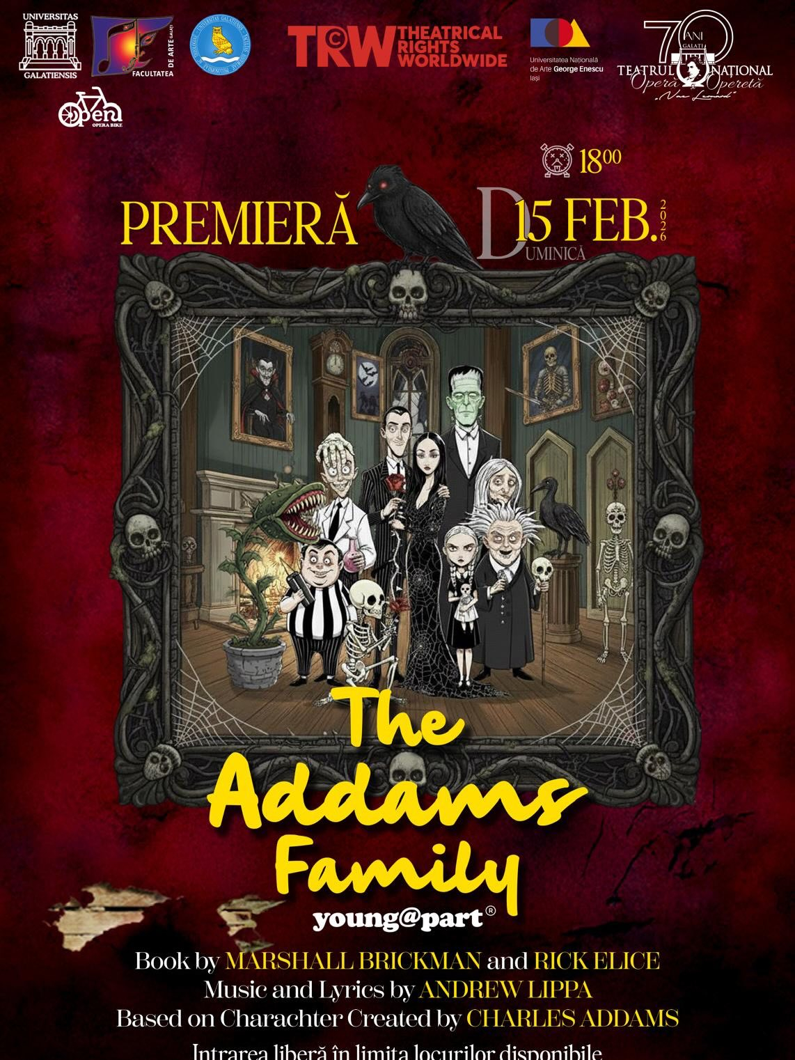 „Familia Addams”, cu elevi din Galați și Brăila