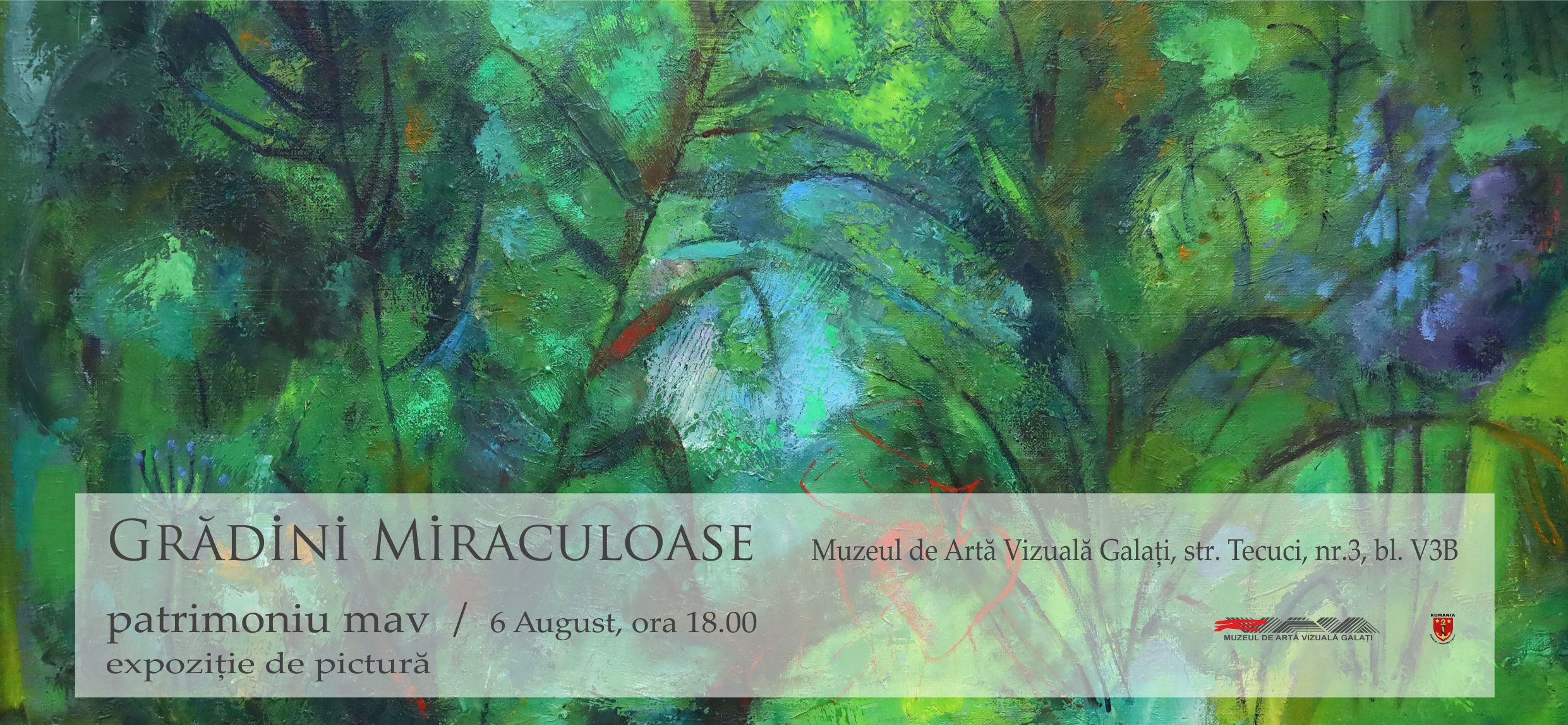 Grădini miraculoase - un alt fel de peisaj. Vernisaj la Muzeul de Artă Vizuală