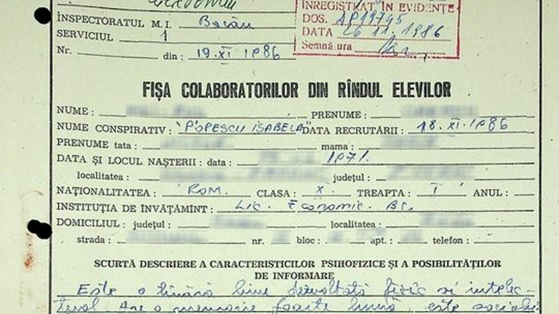 Peste 6.000 de copii români, instrumente ale Securității comuniste. 400 de colaboratori din Galaţi