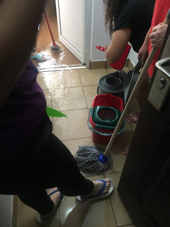 Avarie în Căminul A din campusul universitar