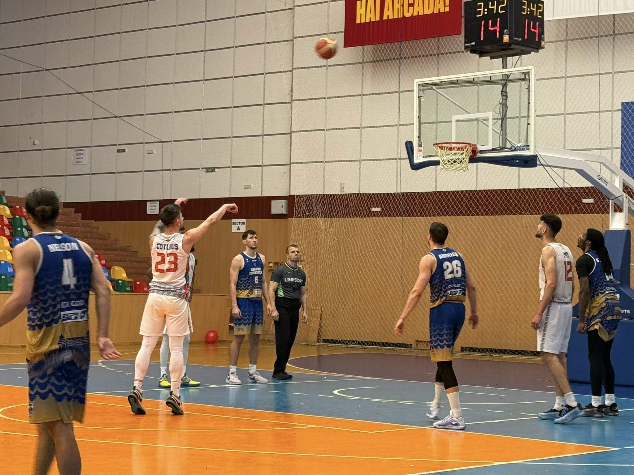 Un nou meci decisiv la Galați pentru baschetbalişti