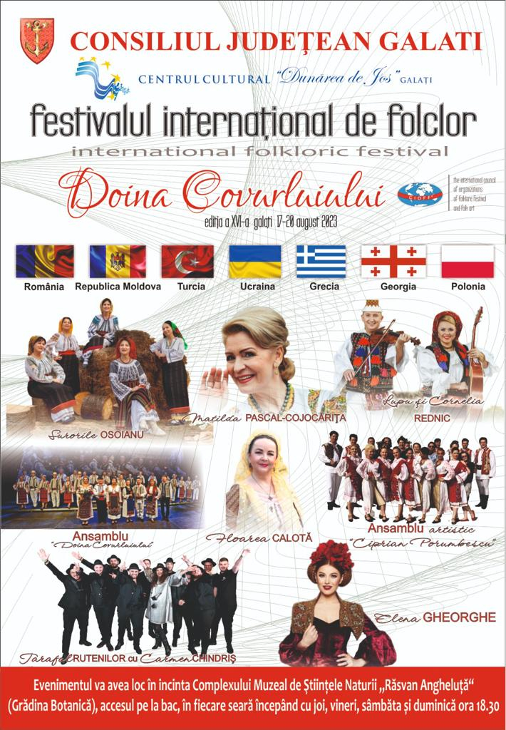 Regal de muzică populară la Grădina Botanică, de joi până duminică. Intrare liberă la Festivalul Internațional de Folclor