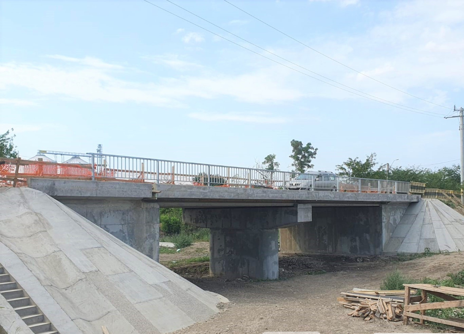 La Matca, podul peste Corozel refăcut din temelii