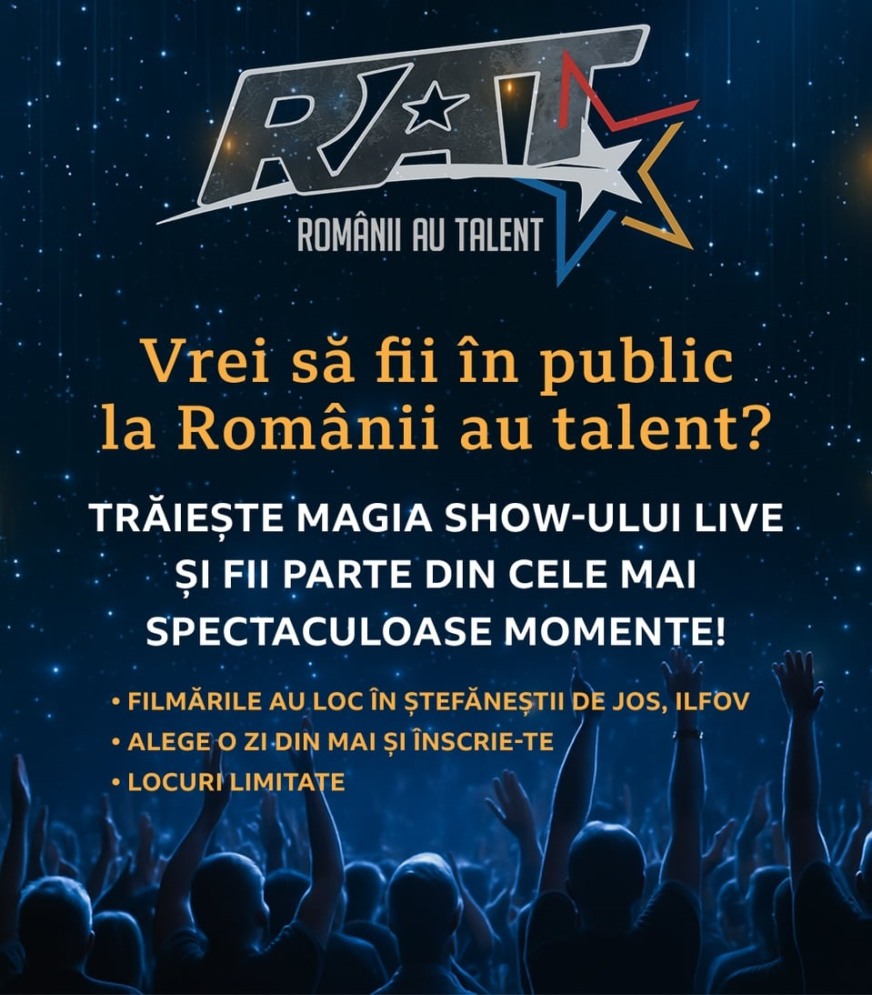 Cum puteţi participa la show-urile LIVE „Românii au talent”
