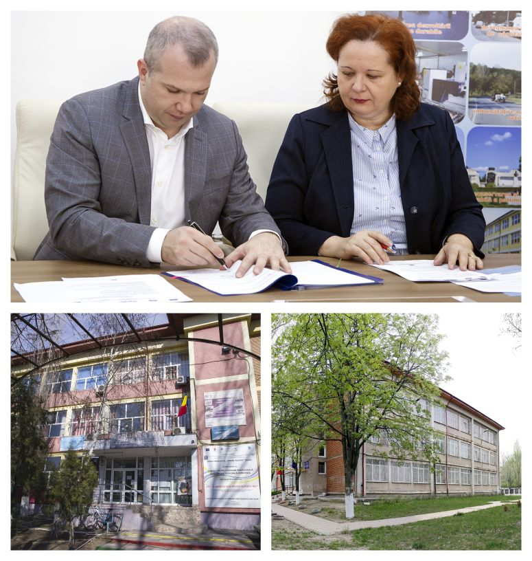 Bani europeni pentru un liceu și o școală