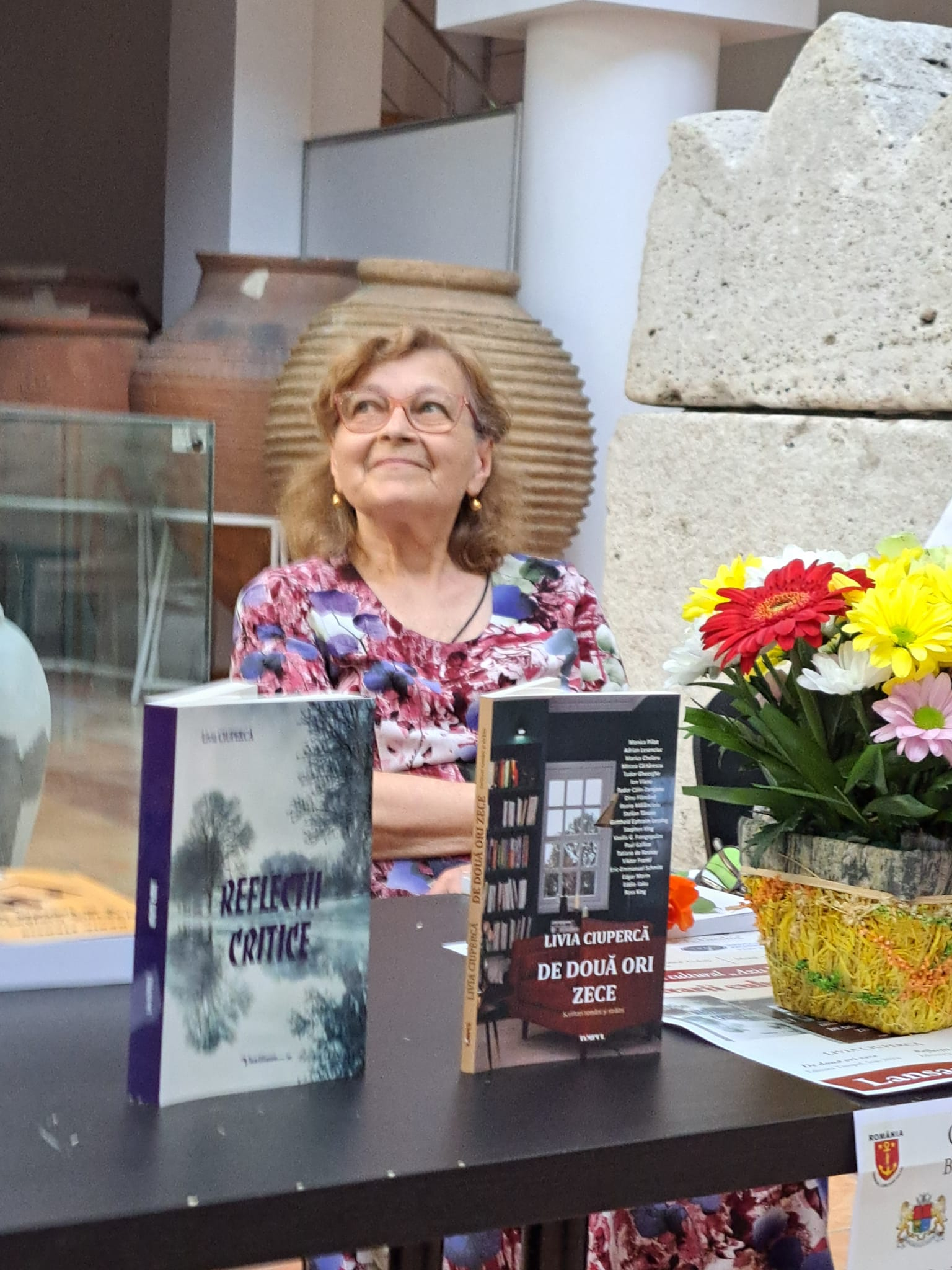 Scriitoarea Livia Ciupercă, într-un itinerariu eminescian