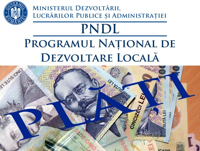 Au fost reluate decontările pentru PNDL