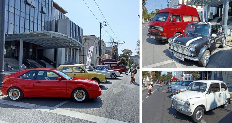 Pozele zilei. Istorie pe patru roţi - maşini retro pe strada Domnească