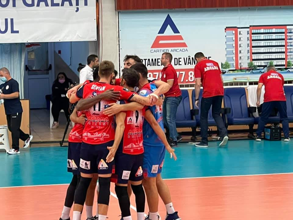 VOLEI. Etapa a XIV-a a Diviziei A1. CSM Arcada s-a distanțat în fruntea clasamentului