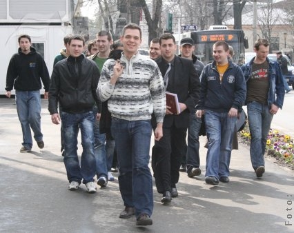 Miroase a grevă studenţească la Galaţi