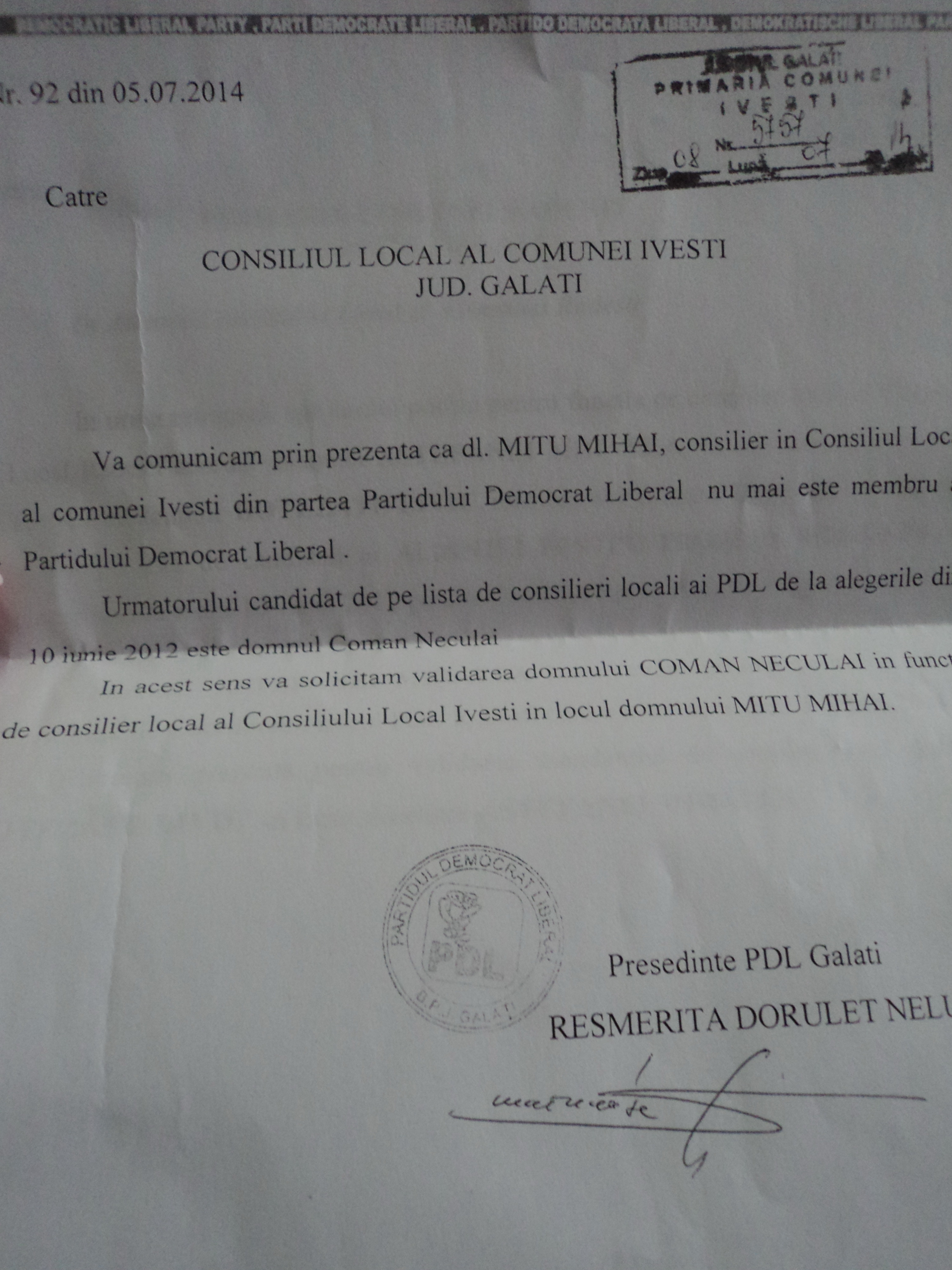 Ordonanţa, bat-o vina! Primarul din Iveşti este acuzat de ABUZ ÎN SERVICIU