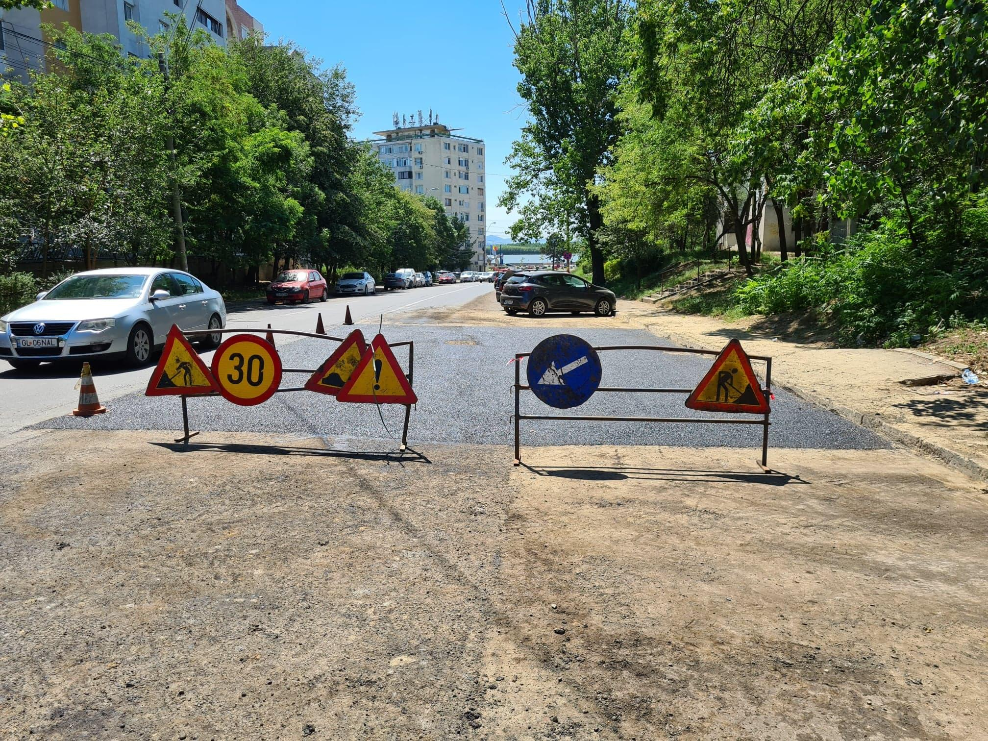 Accident de teren remediat, pe strada Prelungirea Traian
