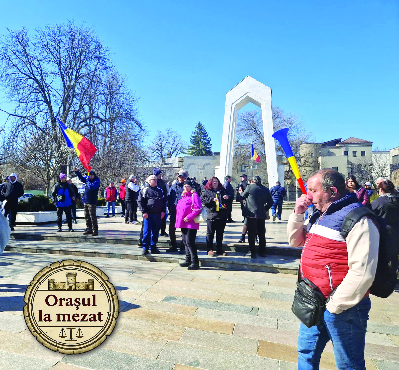 Siderurgiștii gălăţeni nu mai știu să facă proteste, sunt „viteji doar pe net” (VIDEO)