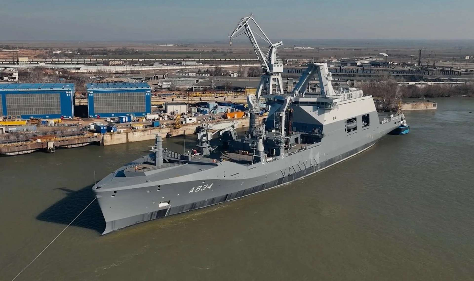 Profit de 16 milioane de euro la SN Damen Galați, din construirea de nave militare