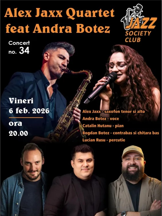 Concert special susţinut de Alex Jaxx Quartet
