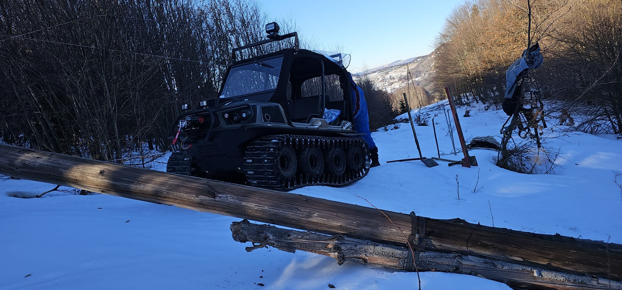 Electrica și-a luat utilaje cu tracțiune 8x8