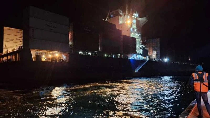 Misiune de salvare în portul Constanța