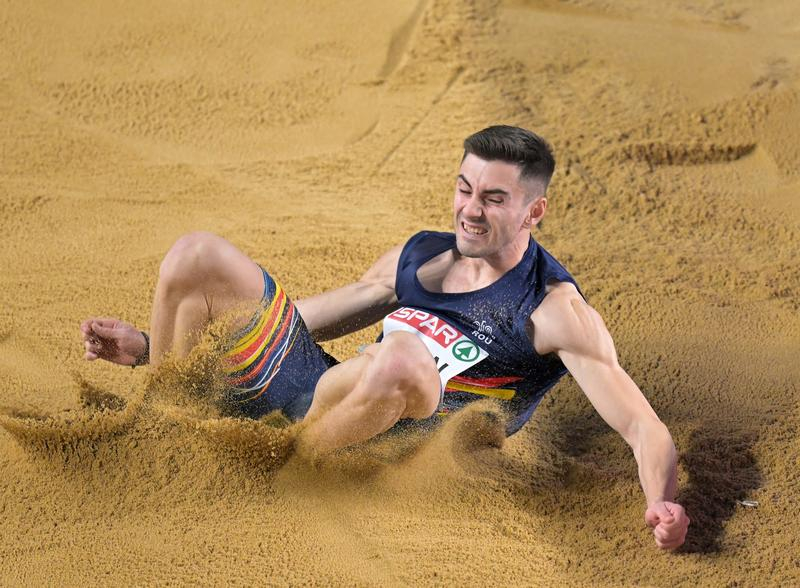 Gabriel Bitan, medaliat cu bronz la lungime, la Europenele indoor de la Istanbul