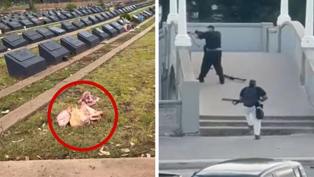 Cimitir musulman profanat, reacție după masacrul de pe plaja