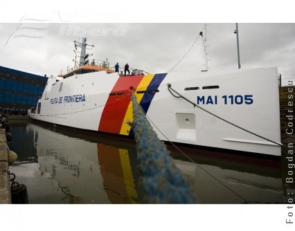 Cel mai mare vas din flota Poliţiei de Frontieră, construit la Galaţi
