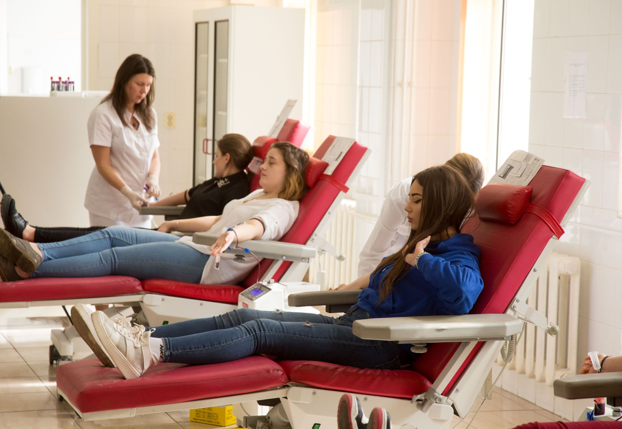 46 de tineri tecuceni au donat sânge