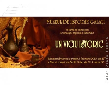 Expoziţie itinerantă: „Fumatul - un viciu istoric”