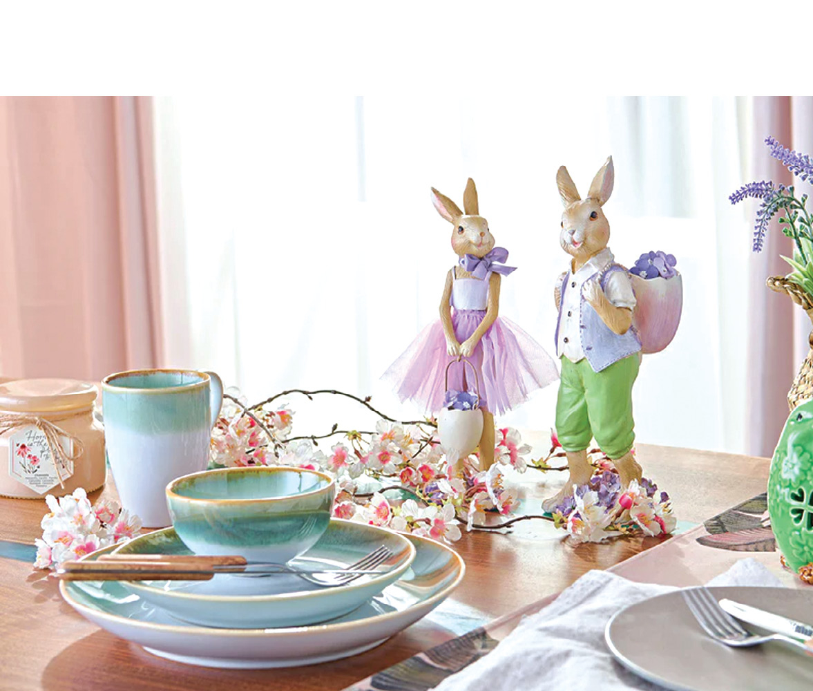 Aranjament reușit pentru masa de Paște