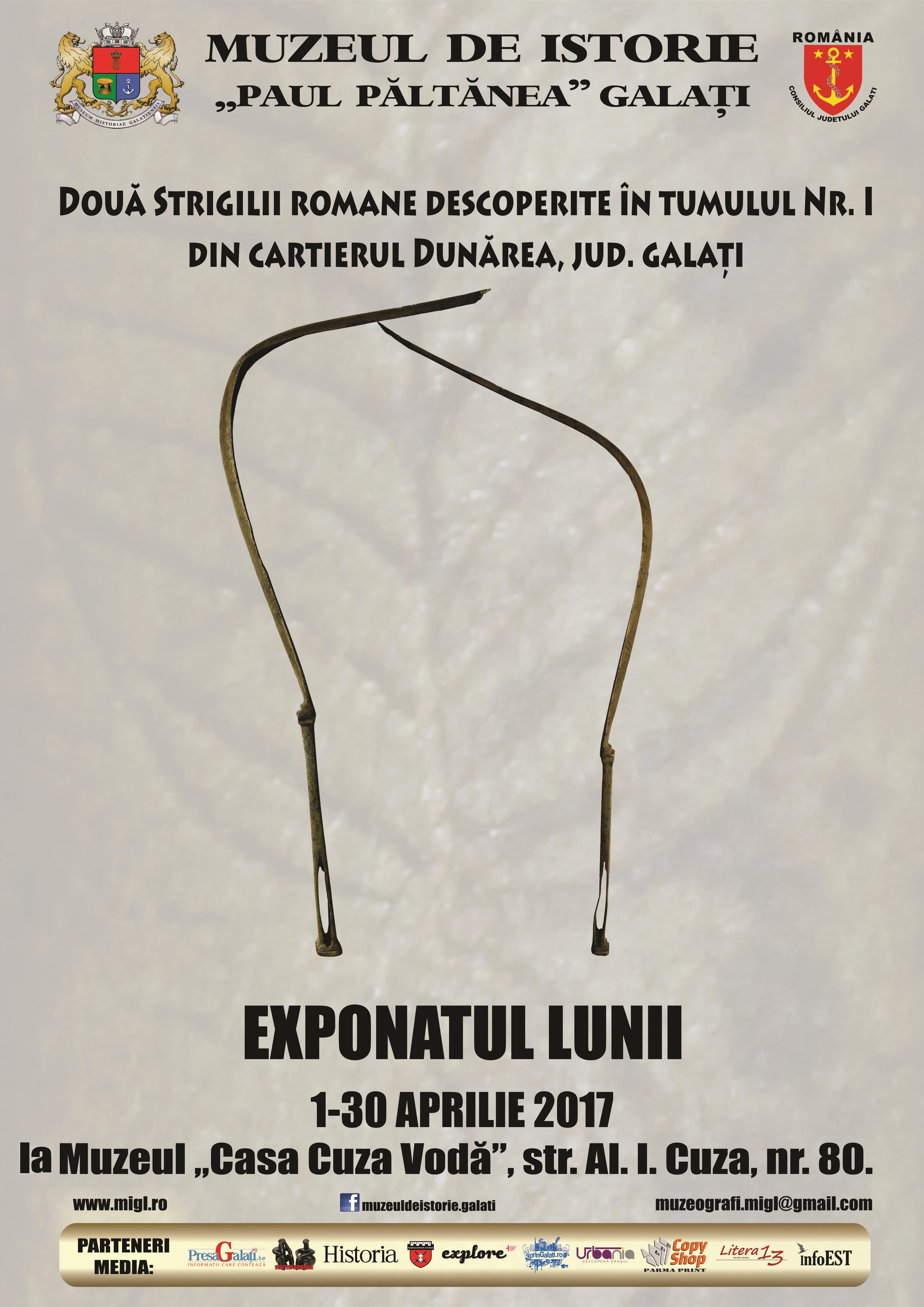 Exponatul lunii aprilie, la Casa Cuza