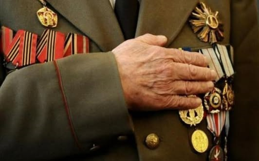 Omagiu pentru veteranii de război