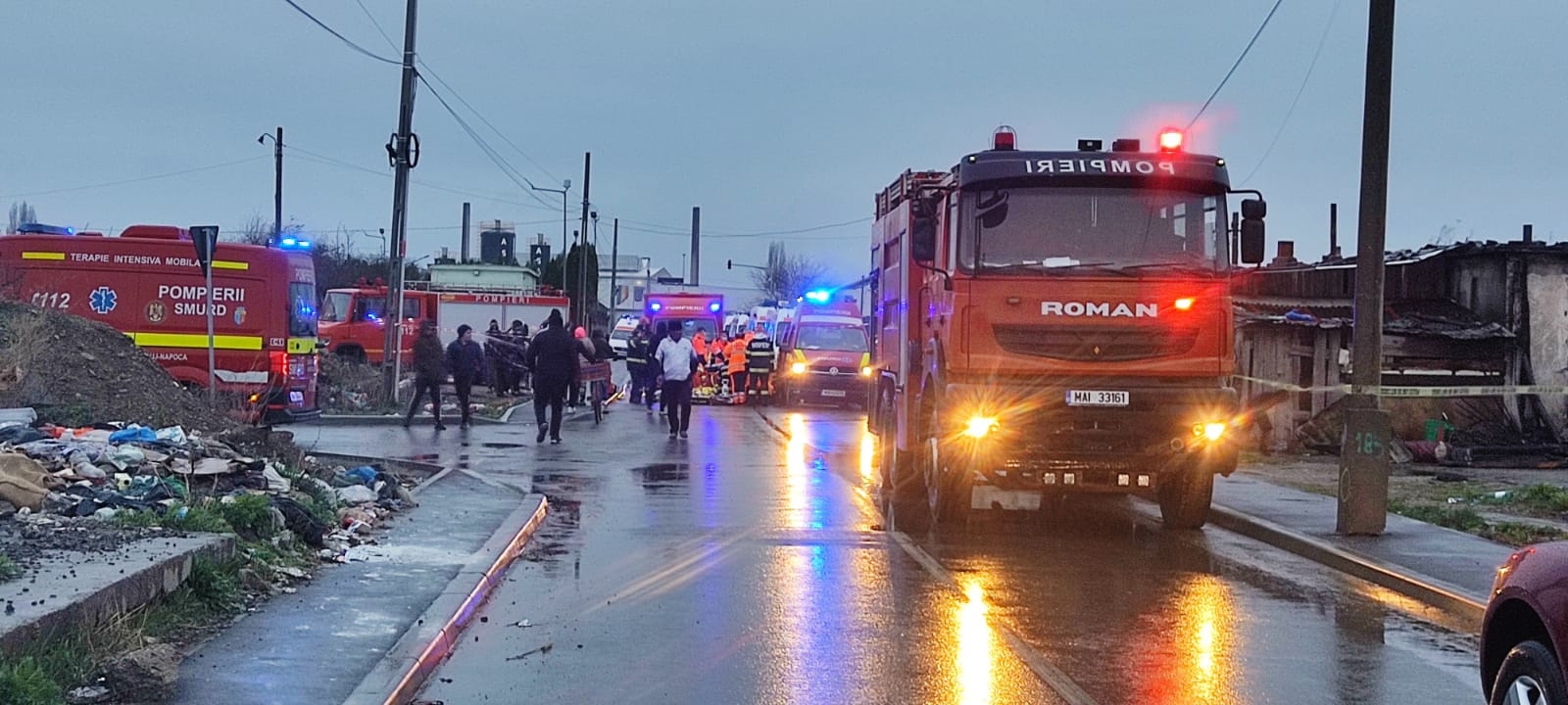 Tragedie în Cluj: Șase persoane, printre care și patru copii, au murit într-un incendiu