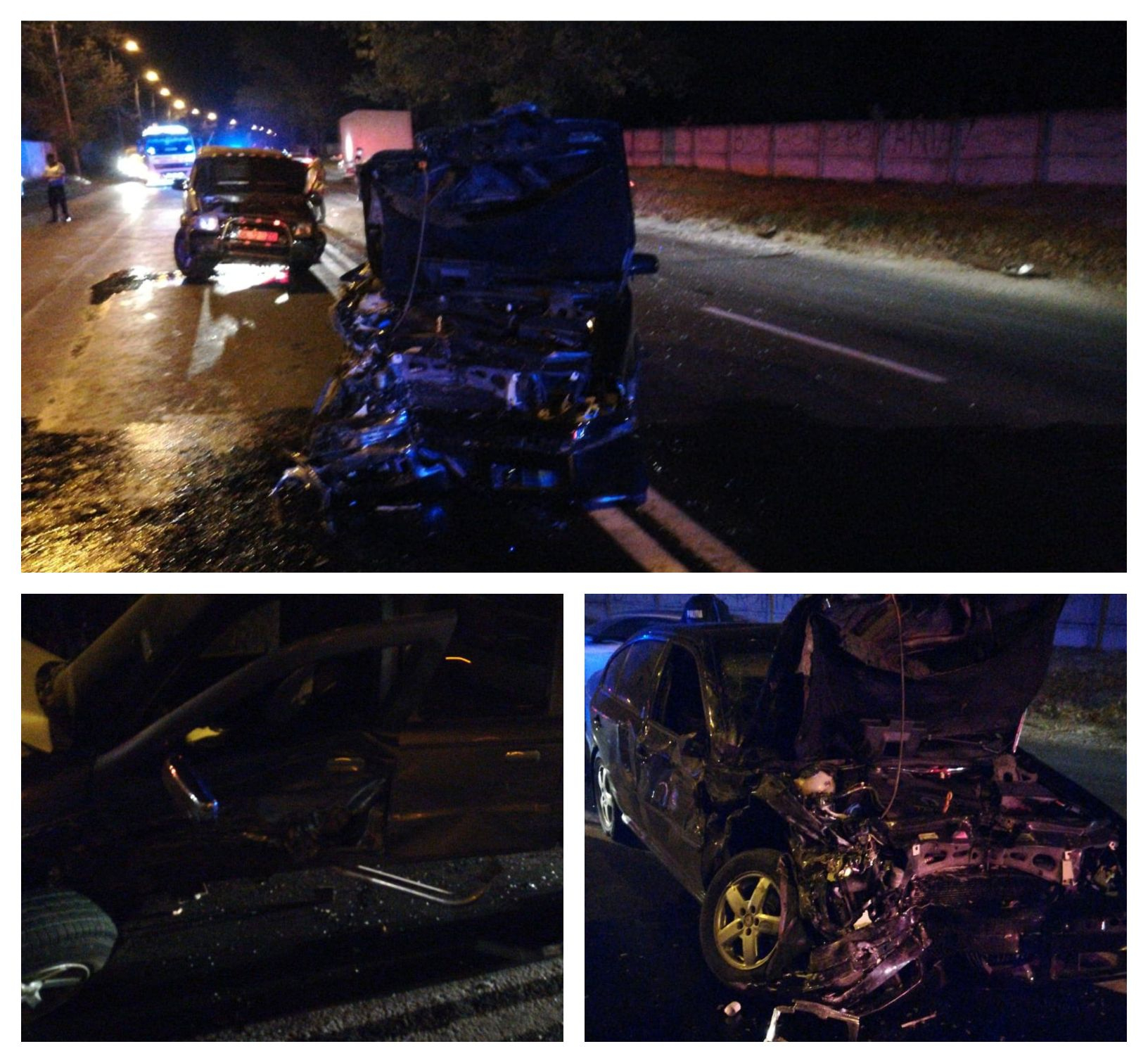 Accident grav pe Centură. Trei persoane sunt rănite grav