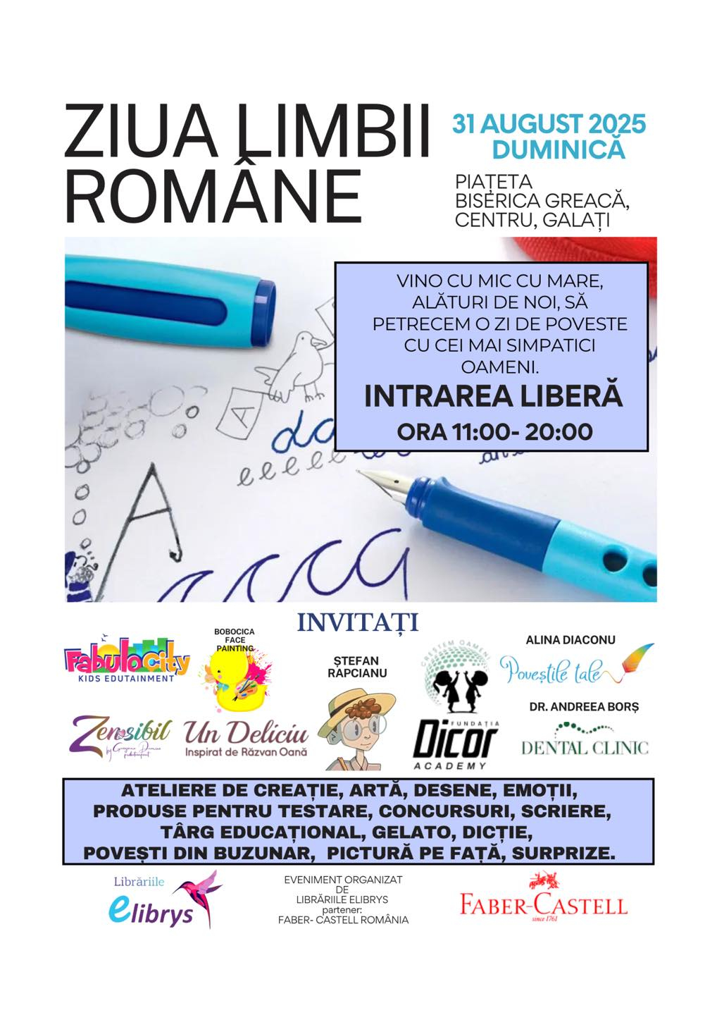 Sărbătoare de Ziua Limbii Române