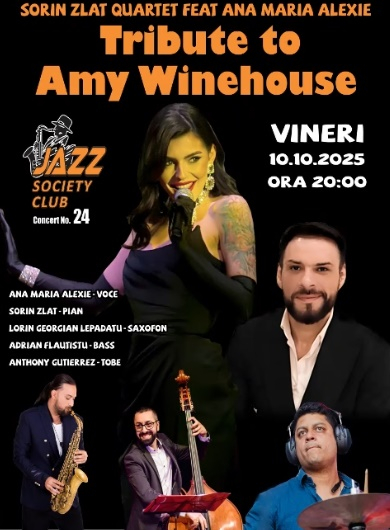 Seară omagială Amy Winehouse, la Jazz Society Club