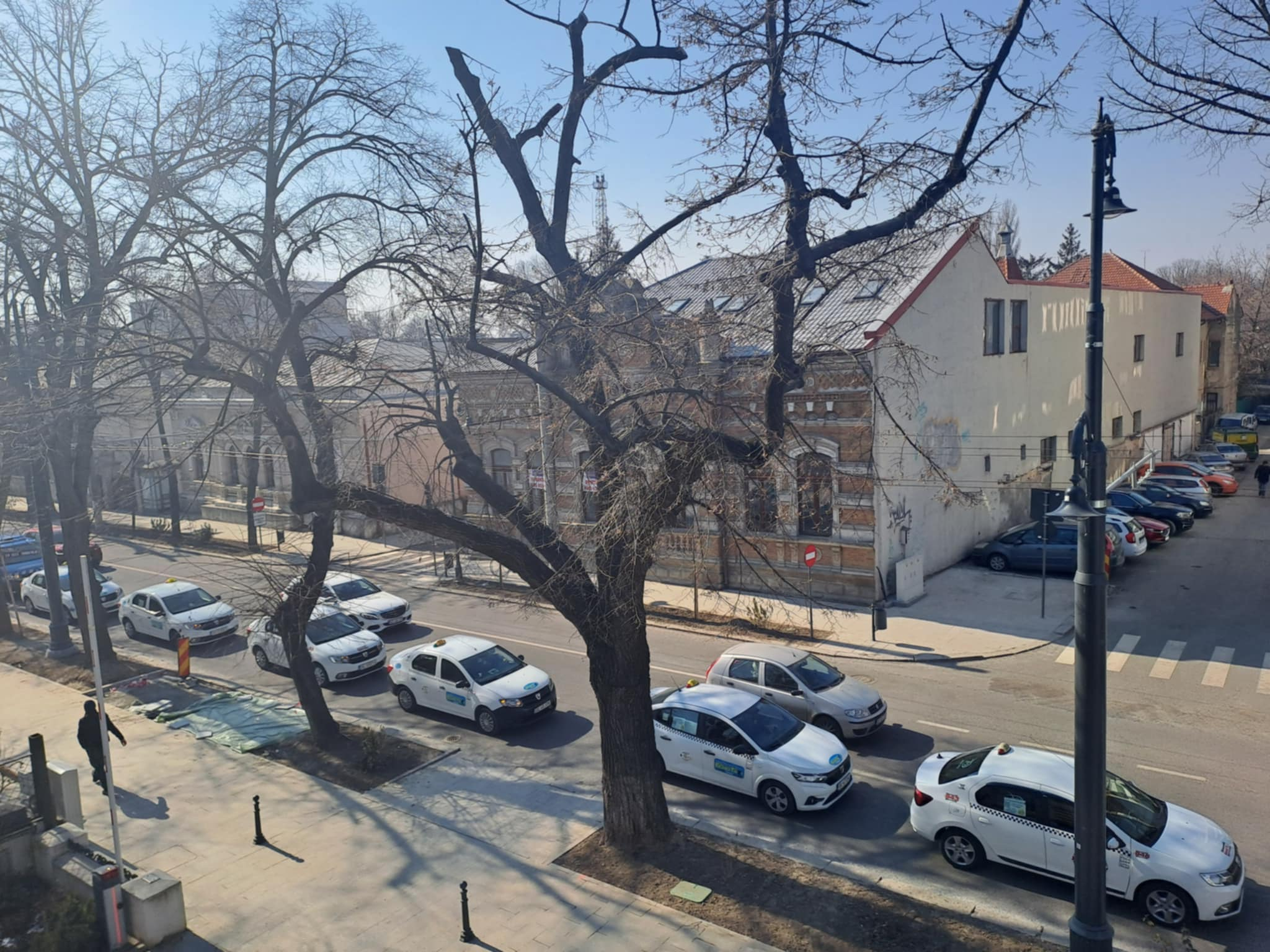 Protest al taximetriștilor la Galați