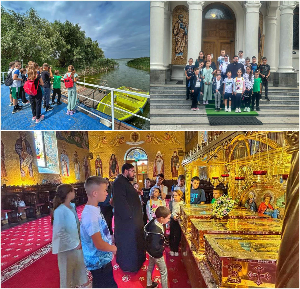 Copiii din Târgu Bujor, în excursie la mănăstirile dobrogene