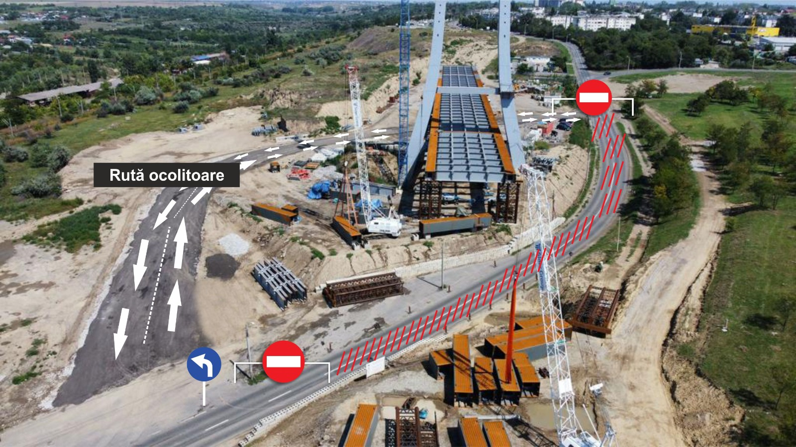 Deviere de trafic pe „centura mică”