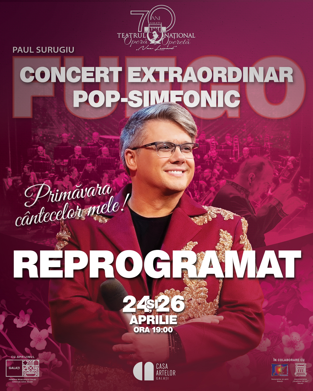 Concertele lui Fuego de la Galaţi au fost reprogramate