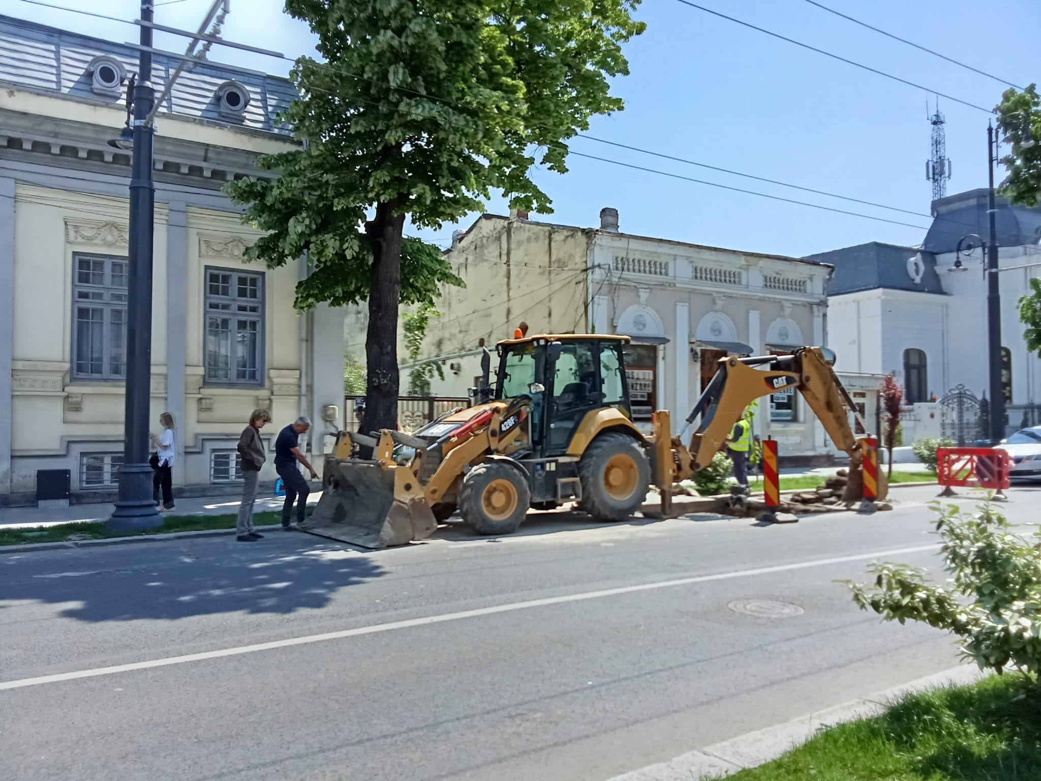 Poza zilei. Din nou săpături pe strada Domnească