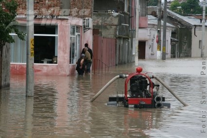 Inundaţii în Valea oraşului
