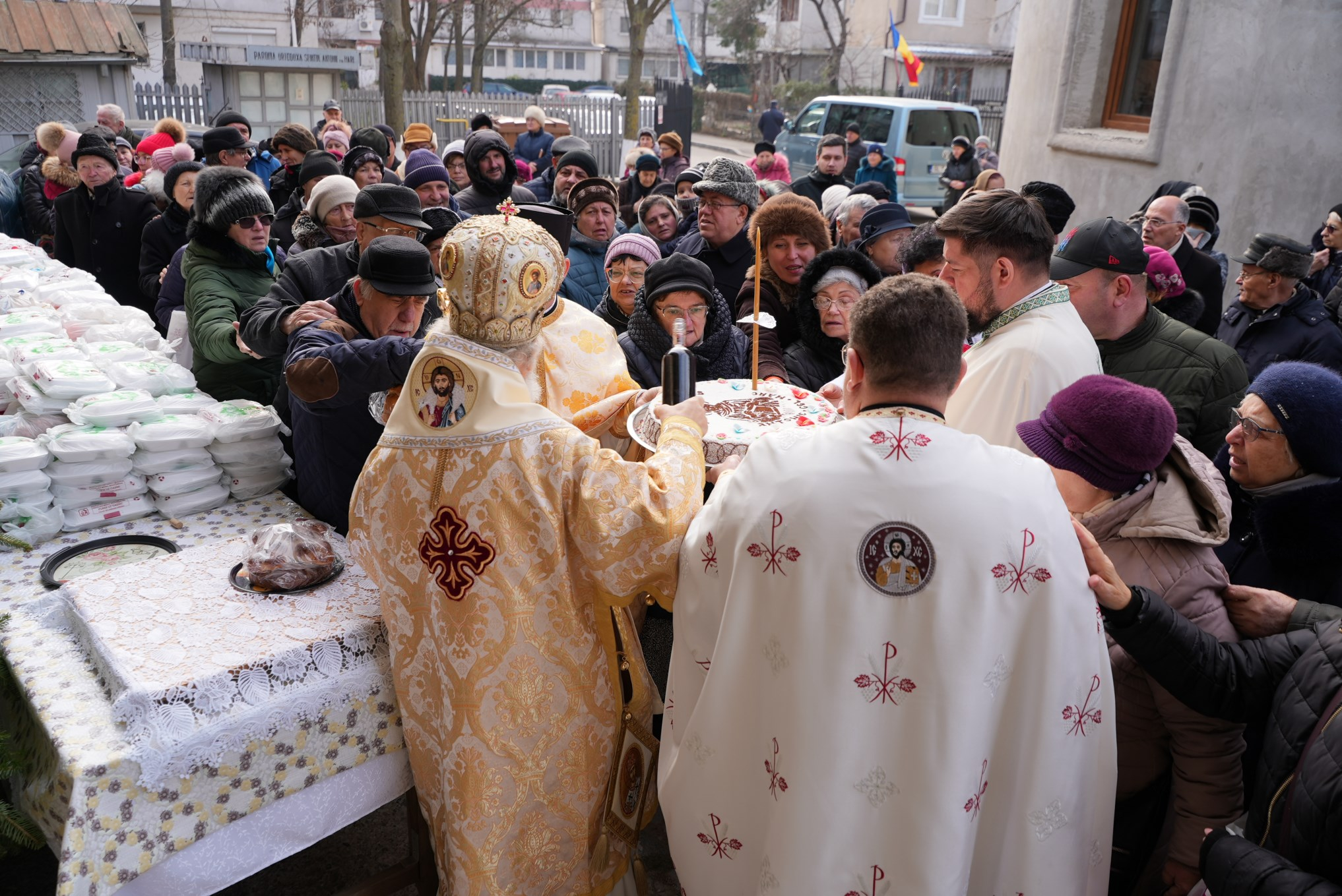 Hram la biserica „Sfântul Cuvios Antonie cel Mare”
