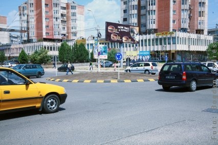 Un sens giratoriu nou, la ieşirea spre Brăila 