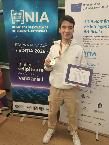 Premii şi medalii pentru Galaţi la Olimpiada Naţională de Inteligenţă Artificială