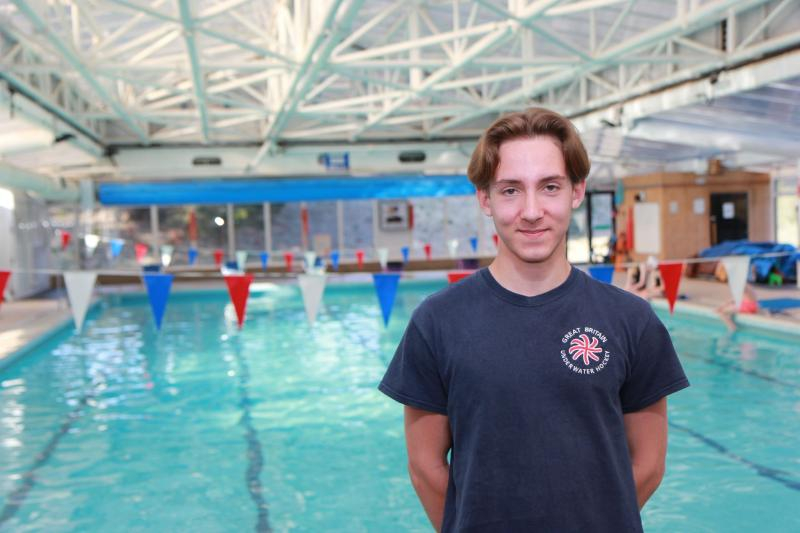 Tânăr gălățean, în naționala de hochei subacvatic a Marii Britanii