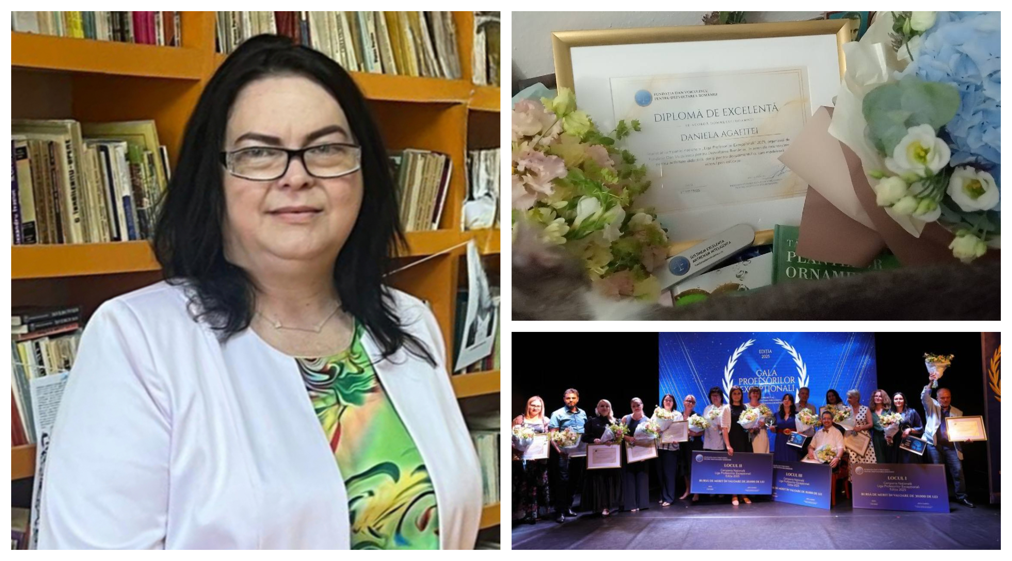 Diplomă de excelenţă pentru gălăţeanca Daniela Agafiţei, la Gala Profesorilor Excepționali